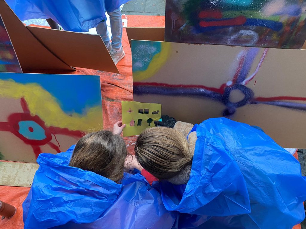 graffiti workshop leerlingen basisscholen gemeente Etten-Leur De Visie op Haansberg