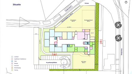 tijdelijke school overzichtspagina